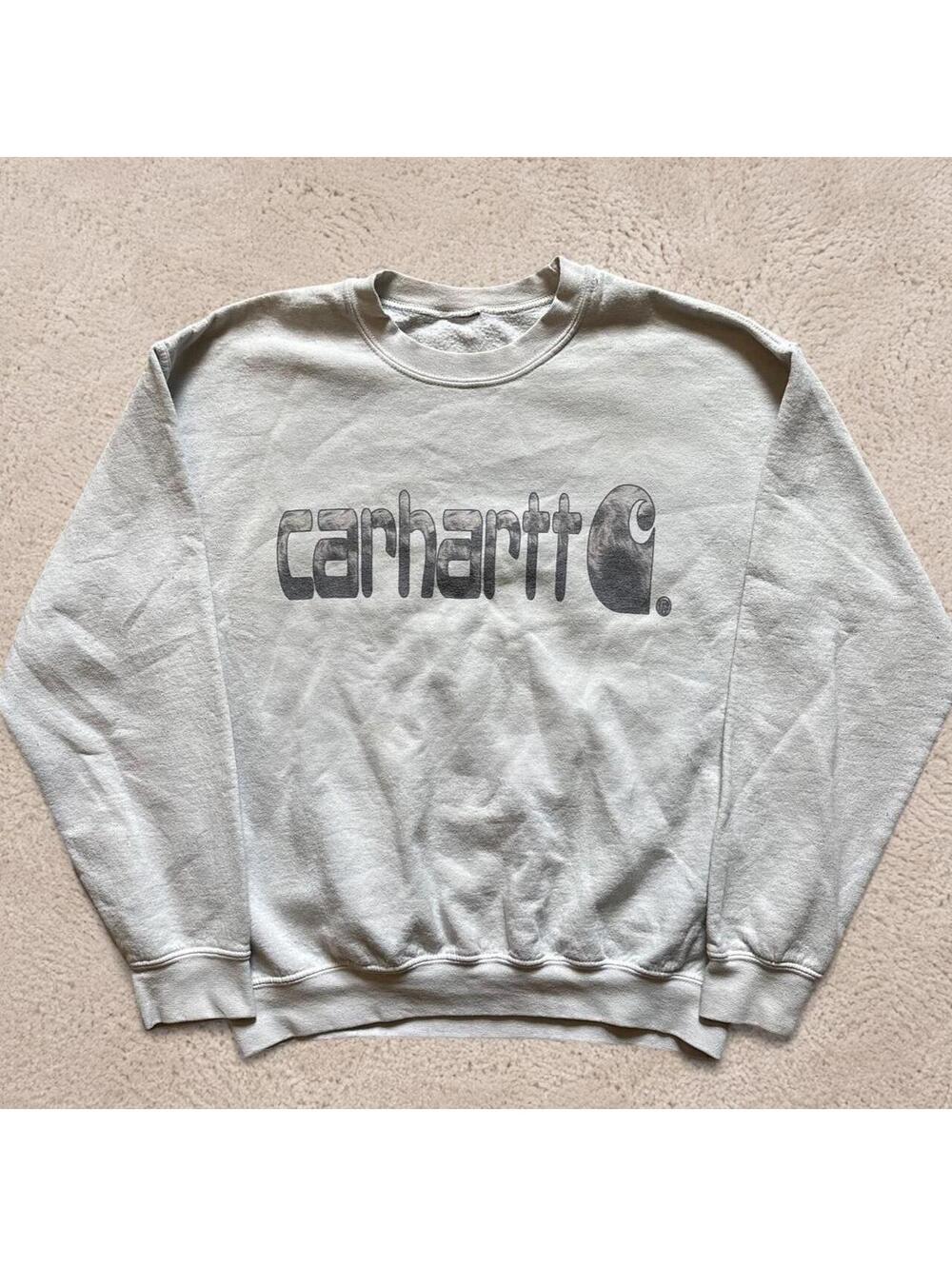 Fire vintage Carhartt crewneck sweatshirt.